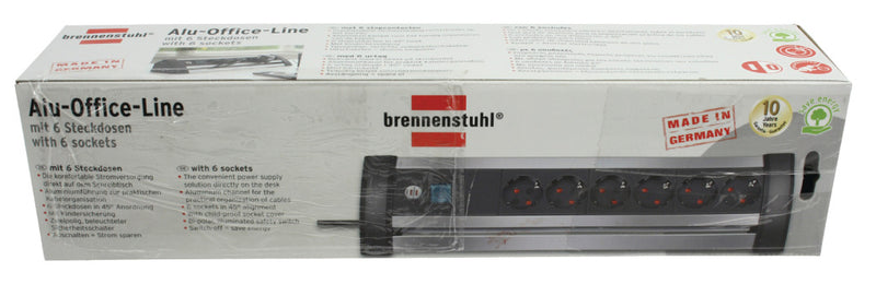 Brennenstuhl Bn-tcd1121 6-voudige Tafelcontactdoos met Schakelaar
