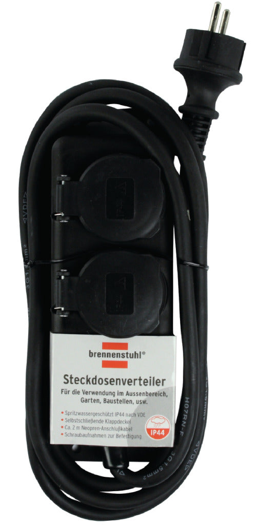 Brennenstuhl Bn-1159930 Power Strip 2 Socket Ip44
