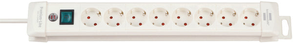 Brennenstuhl Bn-1952280100 Stekkerdoos Premium-line 8-voudig Wit 3,00 M H05 vv-f 3g1,5