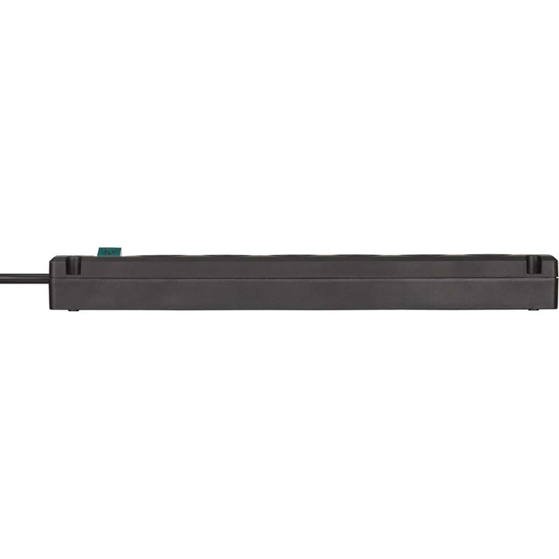 Brennenstuhl Bremounta 5-weg Stekkerdoos + 2 USB Poorten Zwart 3M H05VV-F 3G1.5