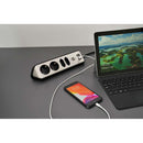 Brennenstuhl BN-1153590410 Estilo Hoekstopcontact 4-voudig Voor Kantoor En Keuken - Zwart