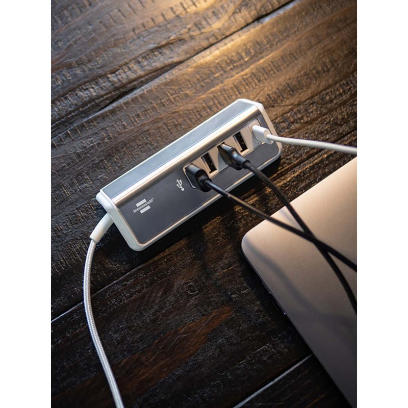 Brennenstuhl 1508230 Estilo Usb-multilader Met 1,50 M Textiel Kabel 4x Usb A + 1x Usb C