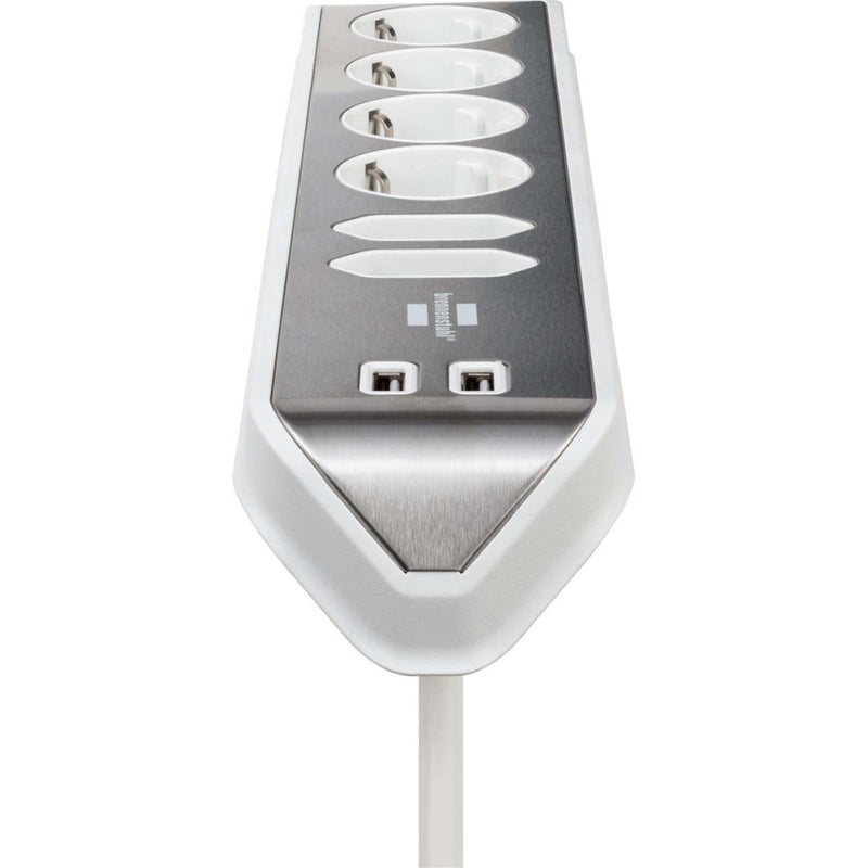Brennenstuhl 1153590620 Estilo Hoekaansluitdoosstrook Met Usb Laadfunctie 6-weg 4x Beschermende Con