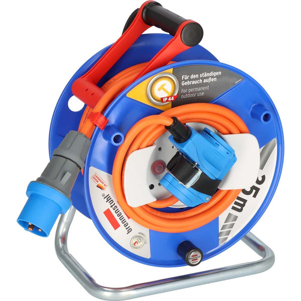 Brennenstuhl 1182470100 Cee-kabelhaspel Met 23+2m Rn-kabel In Oranje (camping Kabelhaspel Met Cee-h