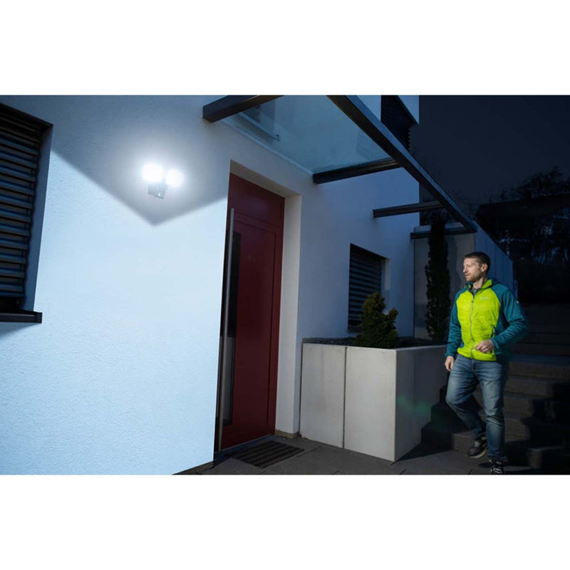 Brennenstuhl BN-1179060010 &reg;connect Led Wifi Duo Spot Met Bewegingsmelder Wfd 3050 P 3500lm, Pi