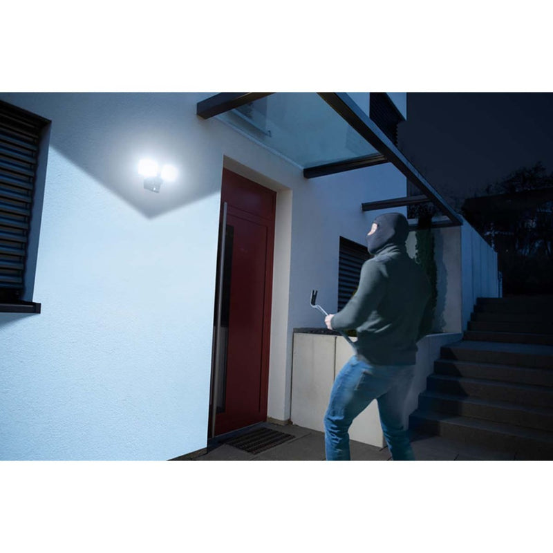 Brennenstuhl BN-1179060010 &reg;connect Led Wifi Duo Spot Met Bewegingsmelder Wfd 3050 P 3500lm, Pi
