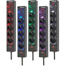 Brennenstuhl 1153560100 Gaming Stekkerdoos Gsl 05 5-voudig Met 2 Usb-laadfuncties 1,5m H05vv-f3g1.5