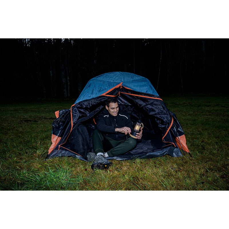 Brennenstuhl 1171800 Oplaadbare Campinglamp Cal 1 Met Henneptouw En Bamboevoet (370 Lm, Ip44, Brand