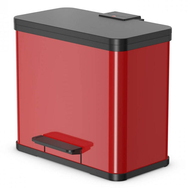 Hailo 0633-240 Öko Trio Plus Pedaalemmer 3x9L Rood