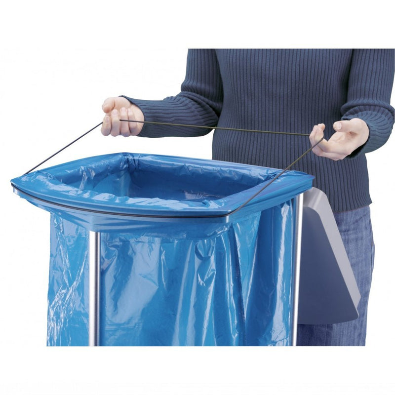 Hailo 0912-210 ProfiLine MSS XXXL Afvalzakhouder + Wielen 120L Grijs