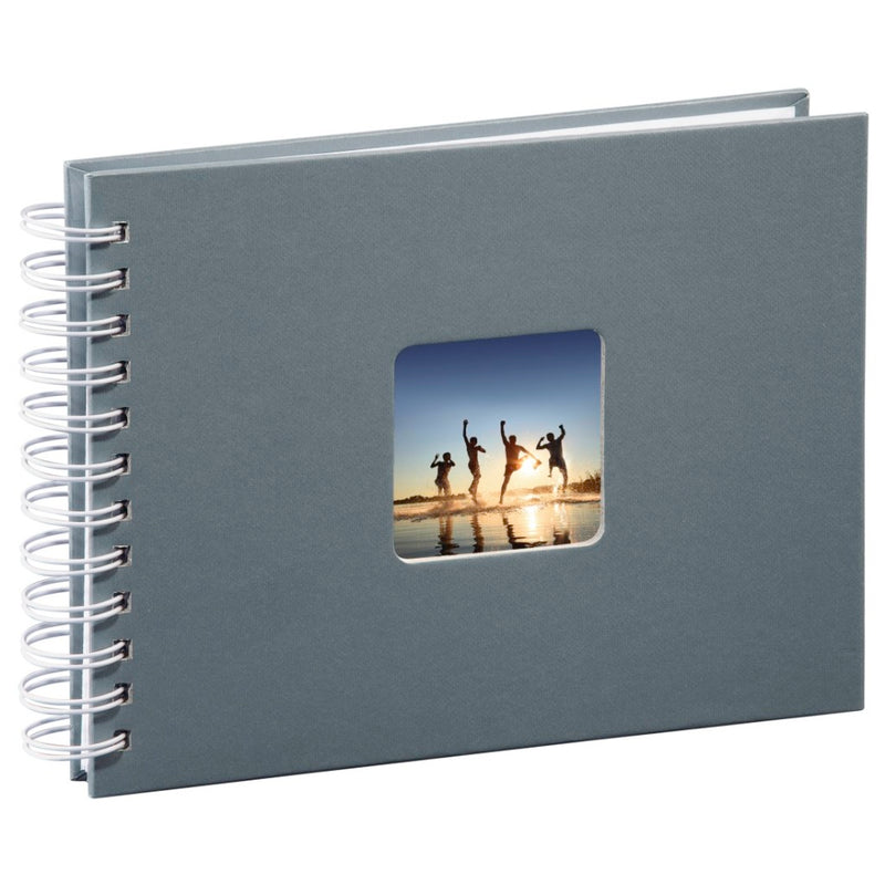 Hama Spiraalalbum Fine Art 24 X 17 Cm 50 Witte Pagina&apos;s Grijs
