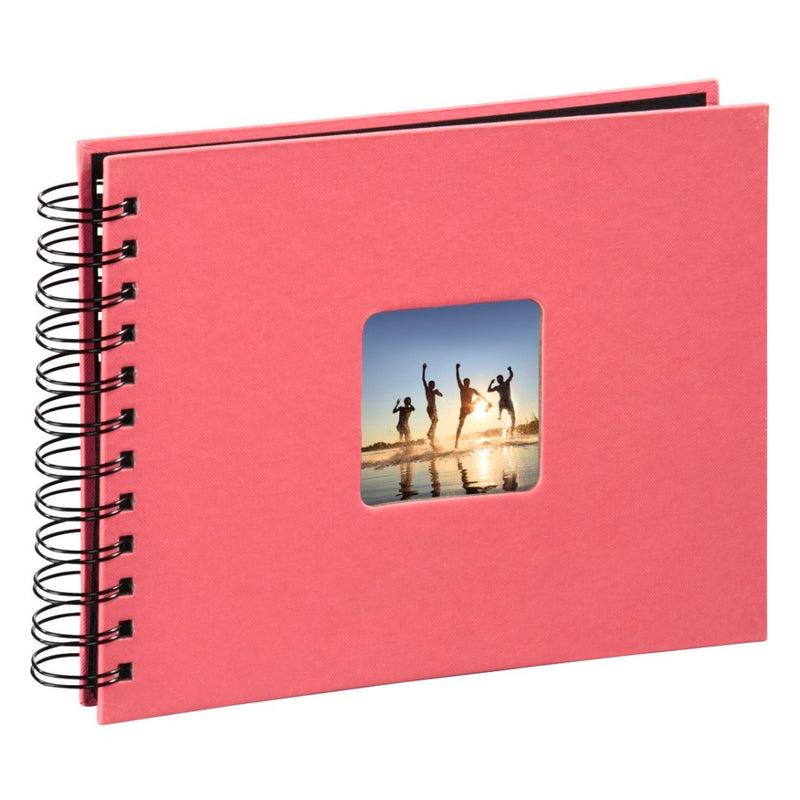 Hama Spiraalalbum Fine Art 24 X 17 Cm 50 Zwarte Pagina&apos;s Flamingo