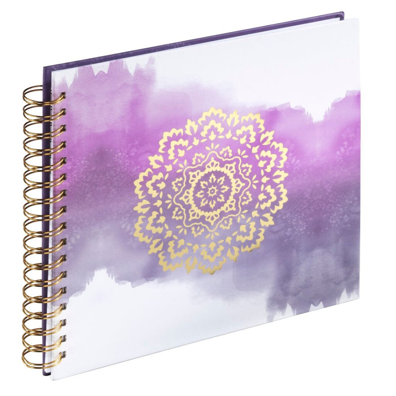 Hama Spiraalalbum Golden Watercolor 28x24 Cm 50 Witte Pagina&apos;s