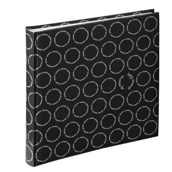 Hama Album XL Ivy 30x30 Cm 80 Witte Pagina's Zwart