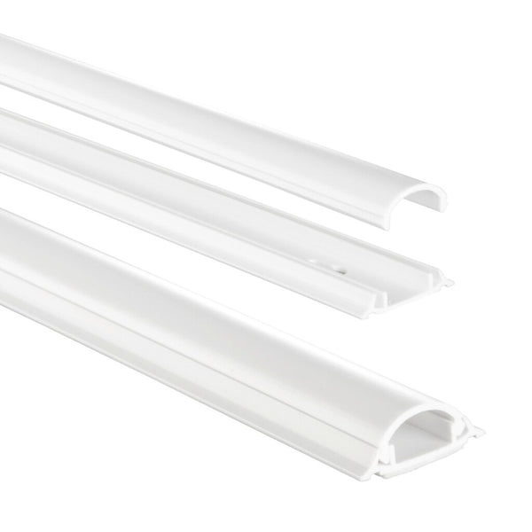 Hama PVC-kabelkanaal Halfrond 100/3,5/0,9 Cm Wit