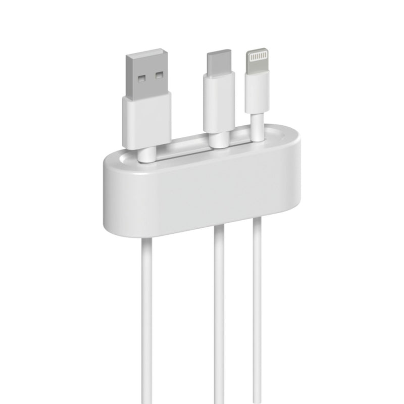 Hama Kabelhouder Zelfklevend 2 Stuks Wit