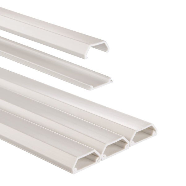 Hama PVC-kabelkanaal Hoekig 100/2,1/1,0 Cm Wit 3 Stuks