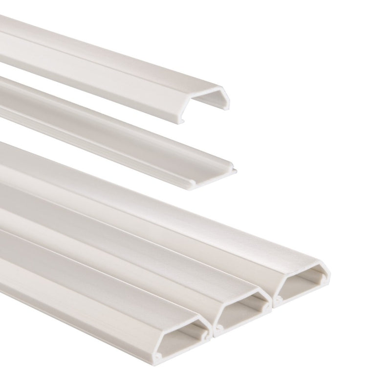Hama PVC-kabelkanaal Hoekig 100/2,1/1,0 Cm Wit 3 Stuks