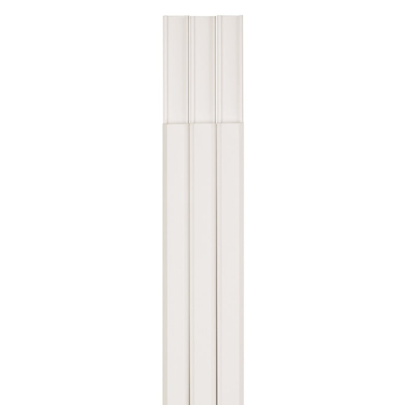 Hama PVC-kabelkanaal Hoekig 100/2,1/1,0 Cm Wit 3 Stuks