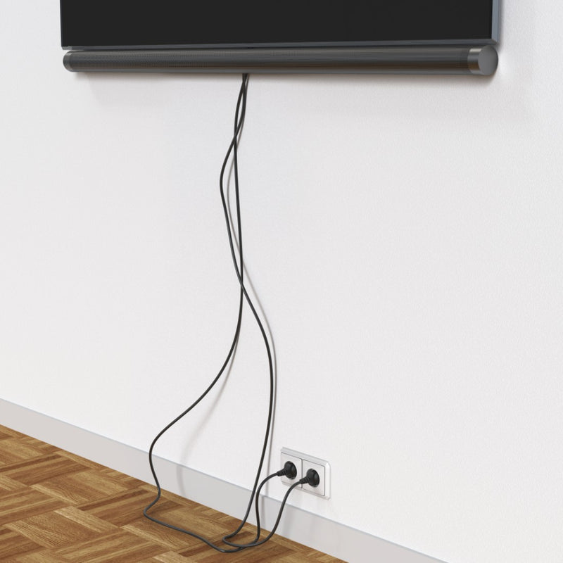 Hama Kabelgoot Van Metaal Om Te Schroeven Of Te Lijmen Magnet. 90 Cm Zwart