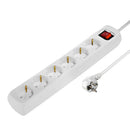 Hama Distribution Panel 6 Sockets With Switch Child-proof 1.4 M White