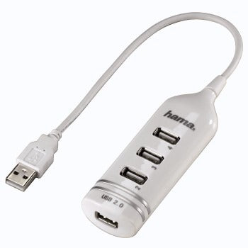 Hama USB 2.0 HUB Wit