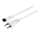 Hama Netvoedingskabel Euro Plug 1.5m Wit