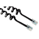 Hama Telefoonkabel Spiraal 1.5m Zwart