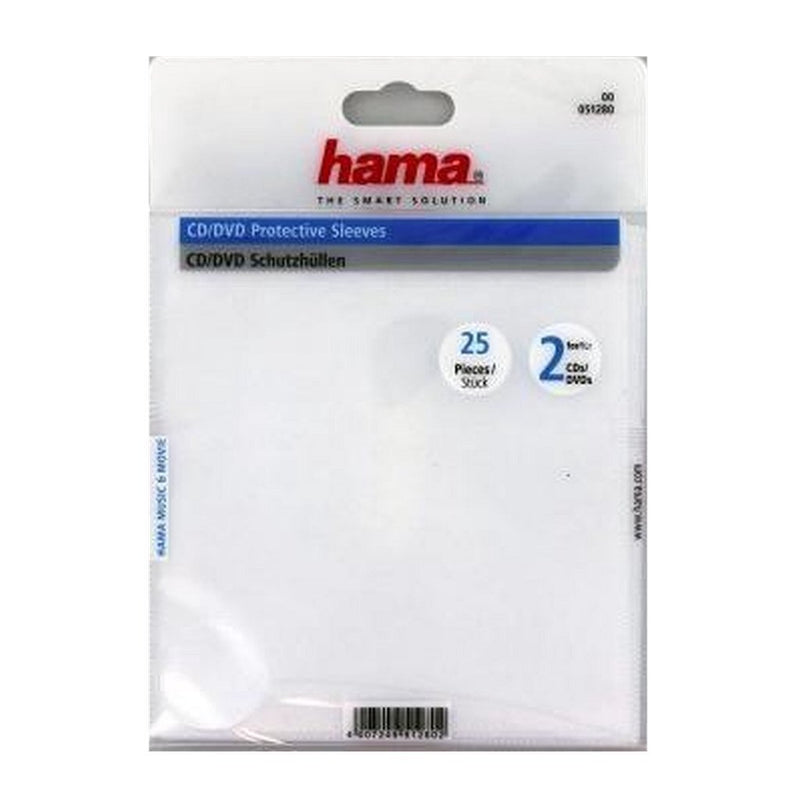 Hama CD-Beschermhoesjes 25 Stuks Wit