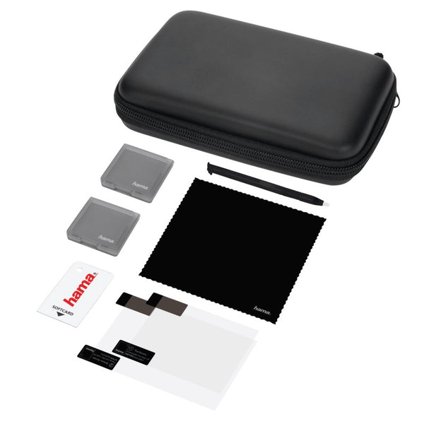 Hama 7-in-1 Set Met Toebehoren Basic Voor Nintendo New 3DS XL Zwart