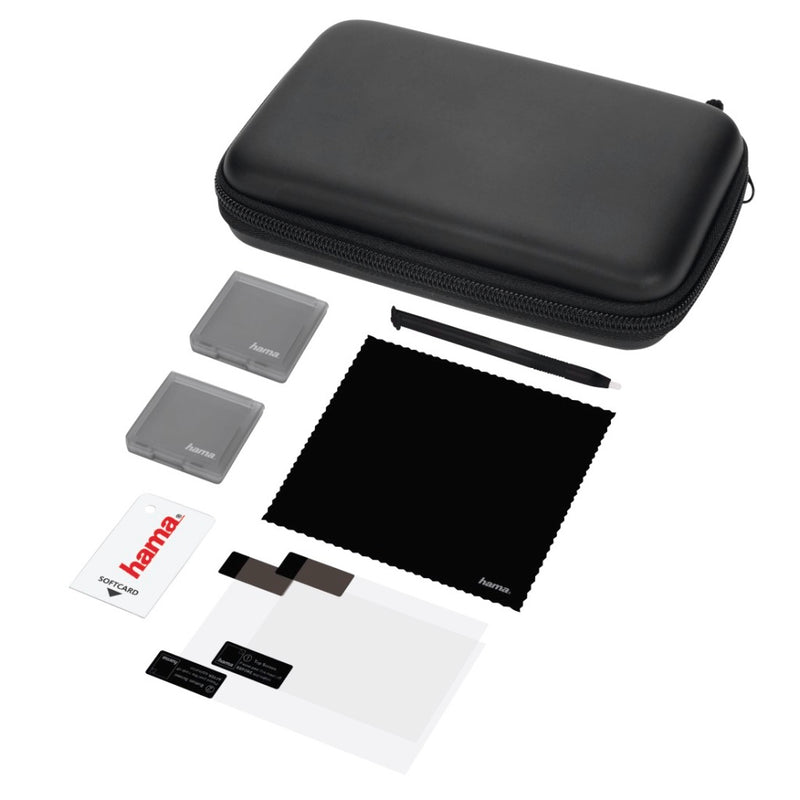 Hama 7-in-1 Set Met Toebehoren Basic Voor Nintendo New 3DS XL Zwart