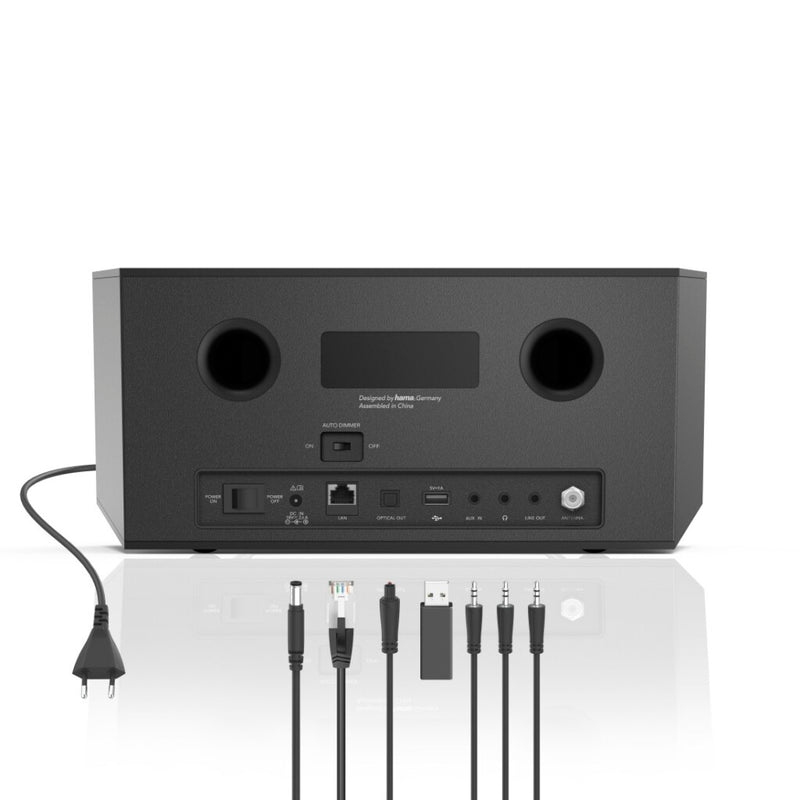 Hama Digitale Radio DIR3510SCBTX DAB+/internetradio/cd/Bluetooth® RX & TX/app