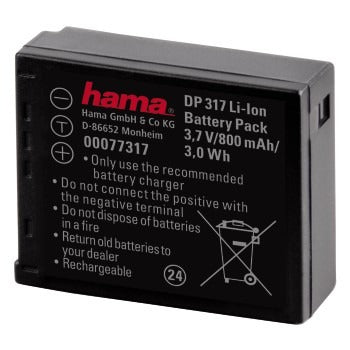 Hama Rechargeable Li-Ion Battery DP 317 f/ Panasonic