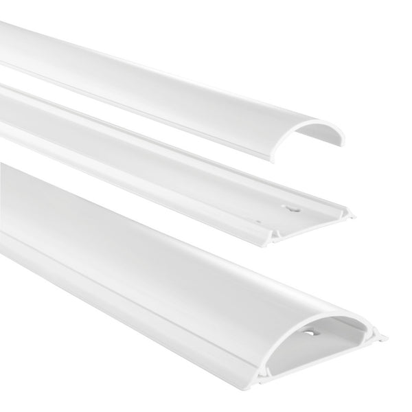 Hama PVC-kabelkanaal Zelfklevend Halfrond 100/7/2,1 Cm Wit