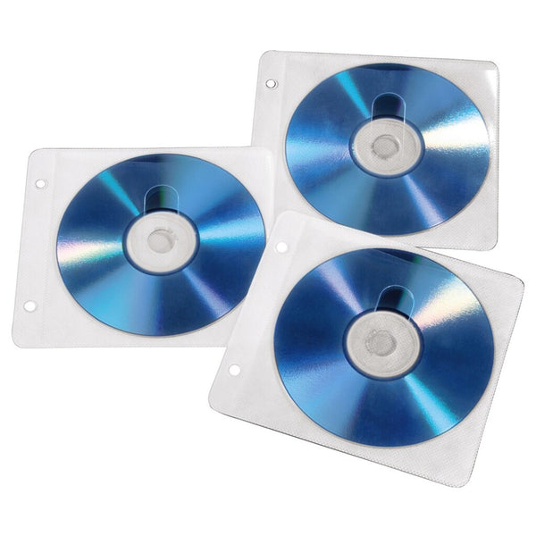 Hama Cd/Dvd Ringb.-Slee.50P.Wh