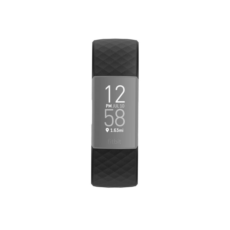 Hama Polsband Voor Fitbit Charge 3/4 Vervangend Horlogebandje Universeel Zw.