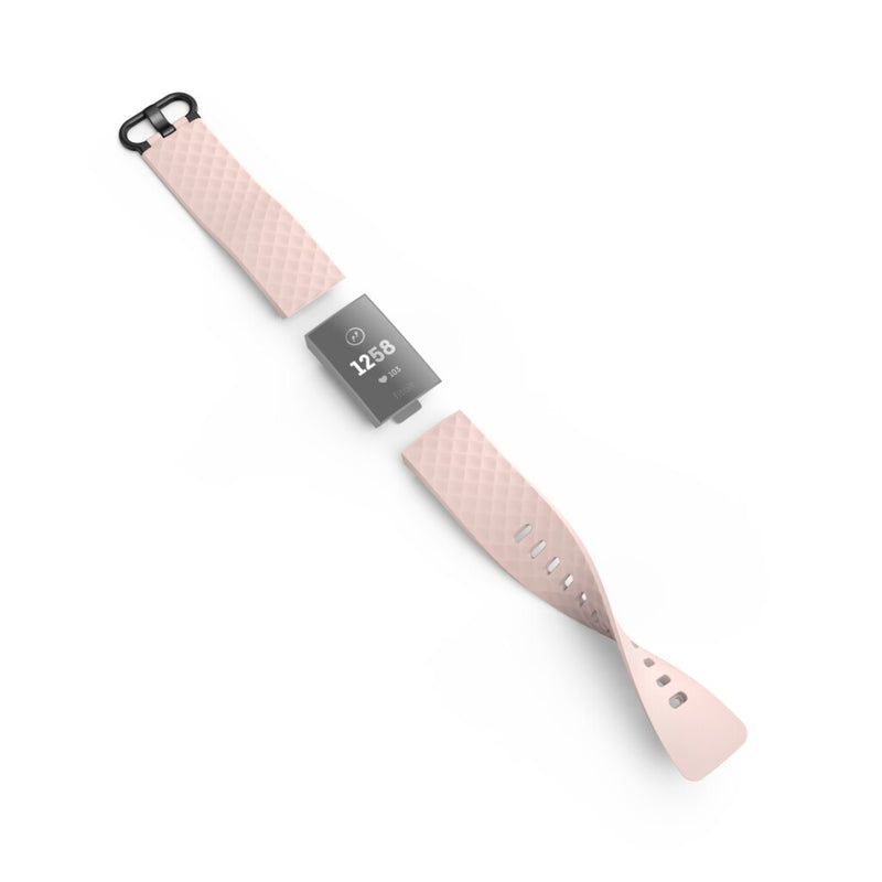 Hama Polsband Voor Fitbit Charge 3/4 Vervangend Horlogebandje Universeel Rosé
