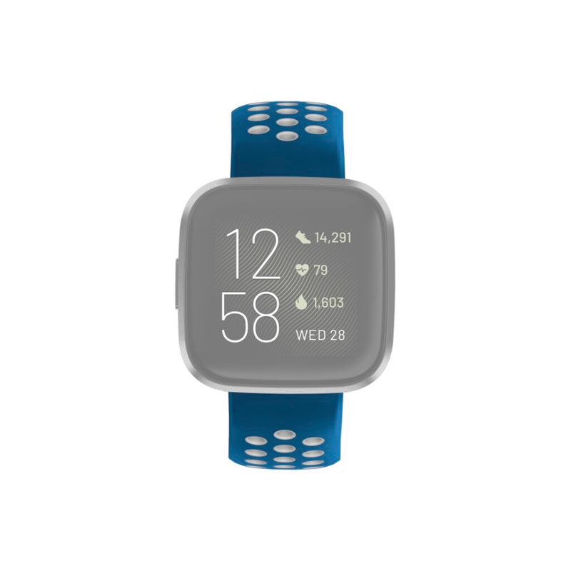 Hama Sportpolsband Voor Fitbit Versa 2/Versa (Lite) Ademend Horlogebandje Bl.