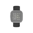Hama Polsband Voor Fitbit Versa 2/Versa (Lite) Vervangende Sil. Polsband Zwart