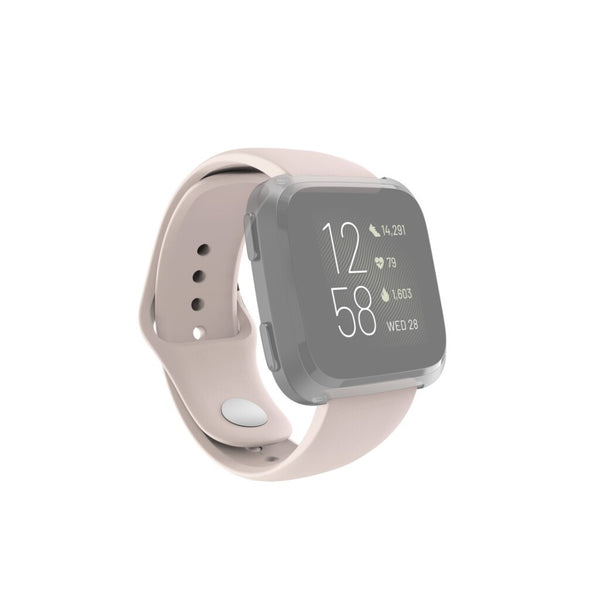 Hama Polsband Voor Fitbit Versa 2/Versa (Lite) Vervangende Sil. Polsband Rosé