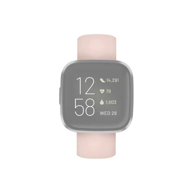 Hama Polsband Voor Fitbit Versa 2/Versa (Lite) Vervangende Sil. Polsband Rosé