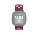 Hama Sportpolsband Voor Fitbit Versa3/Sense Ademend Universeel Bordeaux/grijs