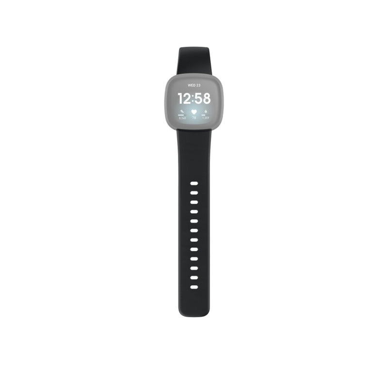Hama Polsband Voor Fitbit Versa3/Sense Polsband Universeel Zwart