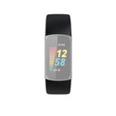 Hama Polsband Voor Fitbit Charge 5 Vervangend Horlogebandje Universeel Zw.