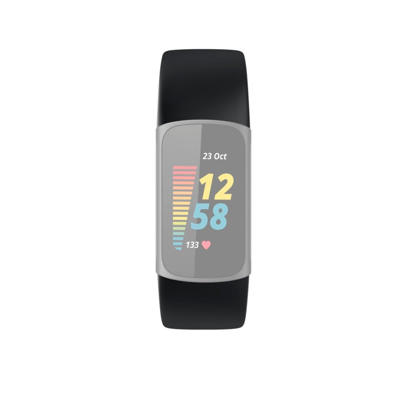 Hama Polsband Voor Fitbit Charge 5 Vervangend Horlogebandje Universeel Zw.