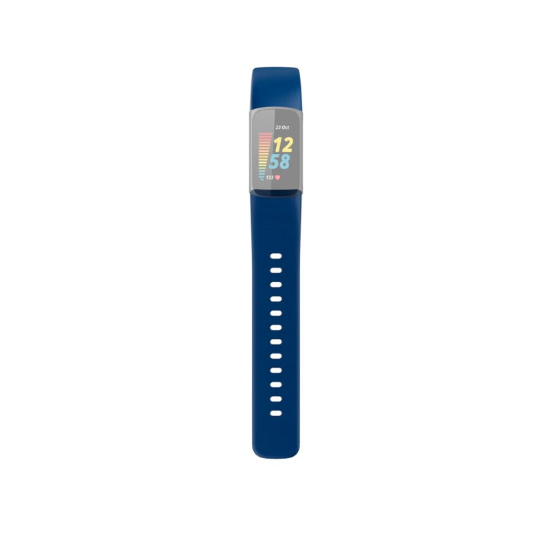 Hama Polsband Voor Fitbit Charge 5 Vervangend Horlogebandje Universeel D.bl.