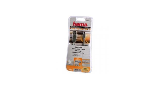 Hama USB Kabel A-Mini B 3 Meter