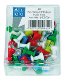 Alco AL-662-26 Pushpins Doosje A 40 Stuks Assorti