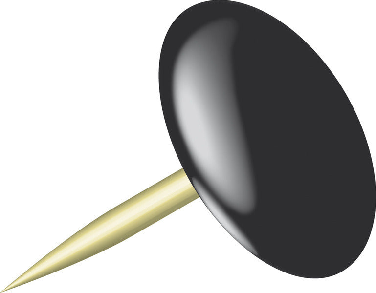Alco AL-151-11 Punaises Sun 9,5mm Messing Doos A 100 Stuks Zwart