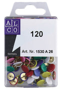 Alco AL-1530A-26 Punaises Sun Assorti 120 Stuks In Doos Plastic Overtrokken